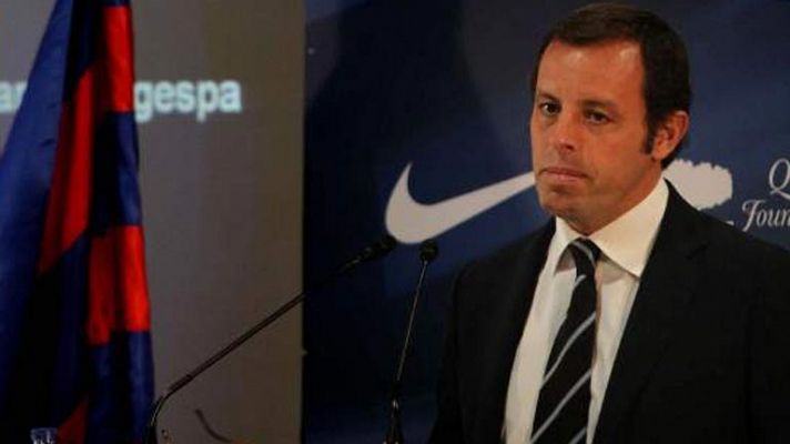 Telediario 1 - Sandro Rosell quiere dejar la presidencia del Barça
