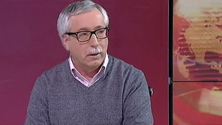 Toxo: "La mejoría económica dista mucho de llevarnos a abandonar los efectos de la crisis"