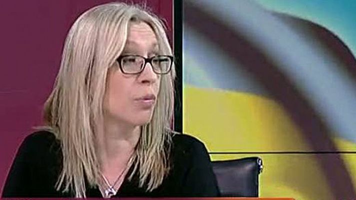 Mila Milósevic: "Las manifestaciones pacíficas en Ucrania no han logrado los objetivos y los han cambiado"