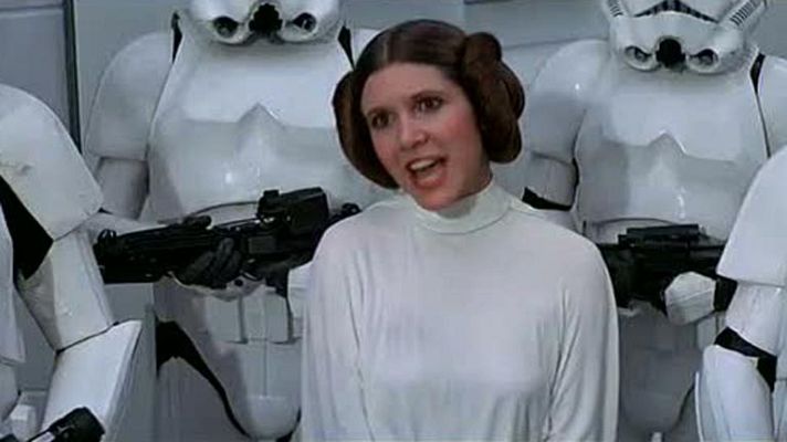 Telediario 1 - Carrie Fisher vuelve a 'Star Wars'