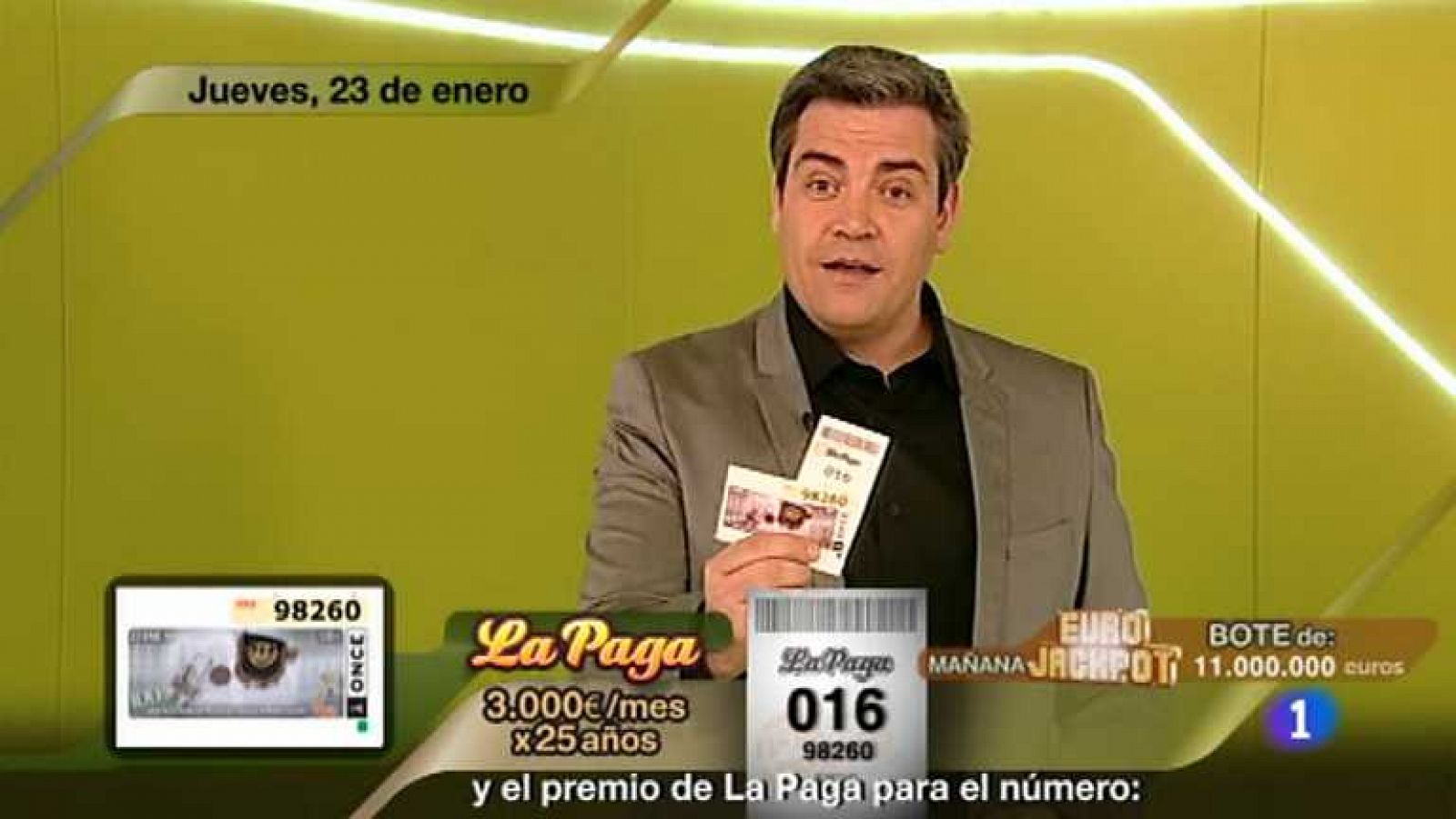 Sorteos ONCE: Sorteo ONCE - 23/01/14 | RTVE Play