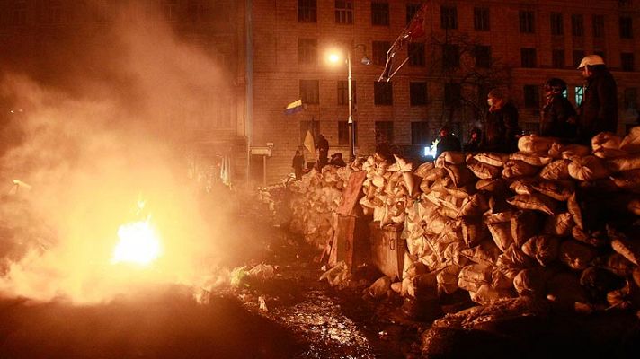 Telediario 1 - Negociaciones en Ucrania