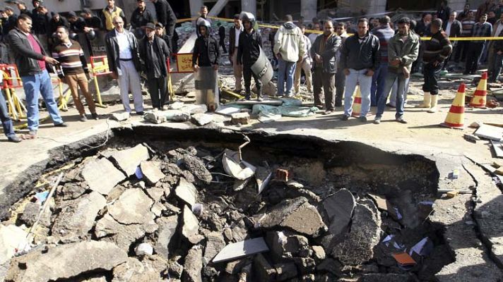 Telediario 1 - Atentado en El Cairo