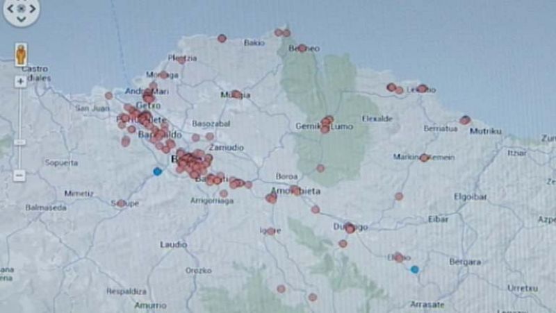 San Sebastián es la ciudad más castigada por el terrorismo en España según el "mapa del terror" 