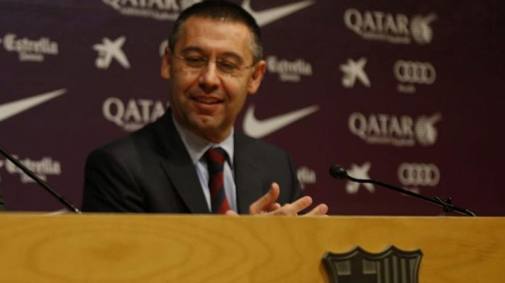 Telediario 1 - Bartomeu pasa al primer plano del FC Barcelona
