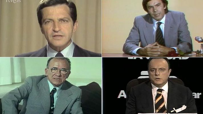 Propaganda electoral de los líderes en las elecciones de 1977
