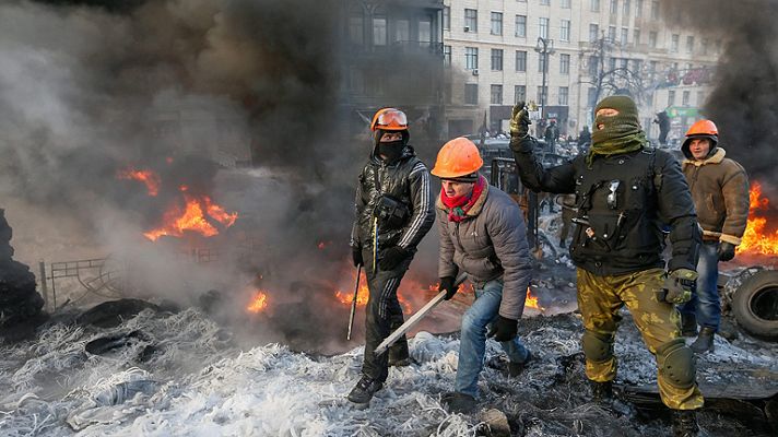 Enfrentamientos en Kiev