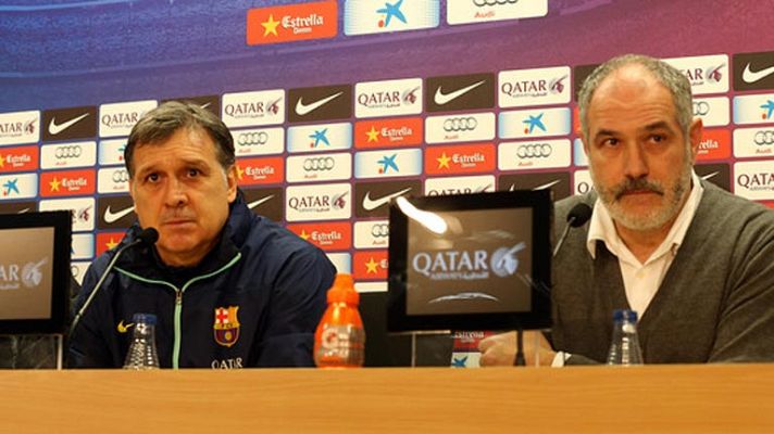 Telediario 1 - La plantilla del Barcelona se centra en lo deportivo