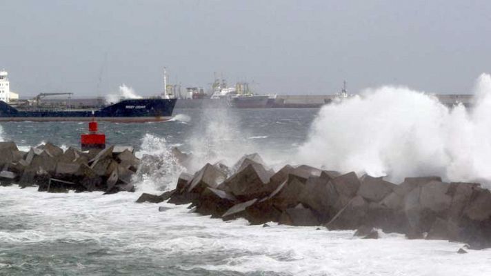 Viento fuerte en el noreste y en Canarias y lluvias en los Pirineos