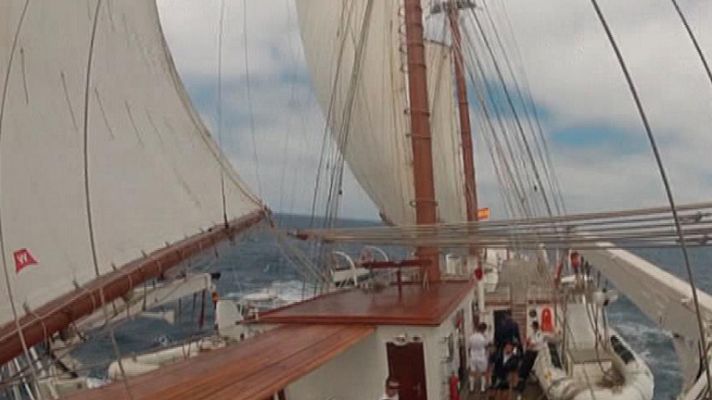 A bordo de 'Juan Sebastián Elcano'