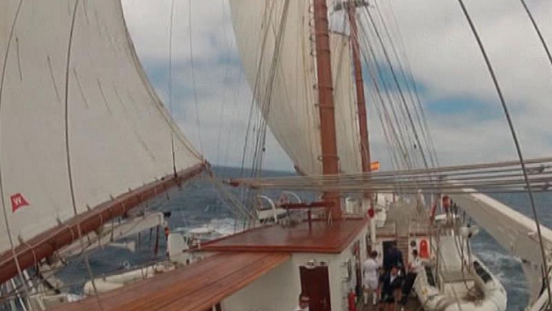 Una película nos permite subir a bordo del 'Juan Sebastián Elcano'