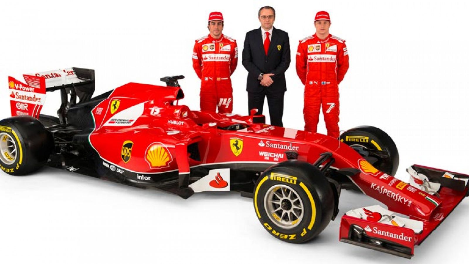 Telediario 1: Ferrari presenta el F14 T que pilotarán Alonso y Raikkonen | RTVE Play