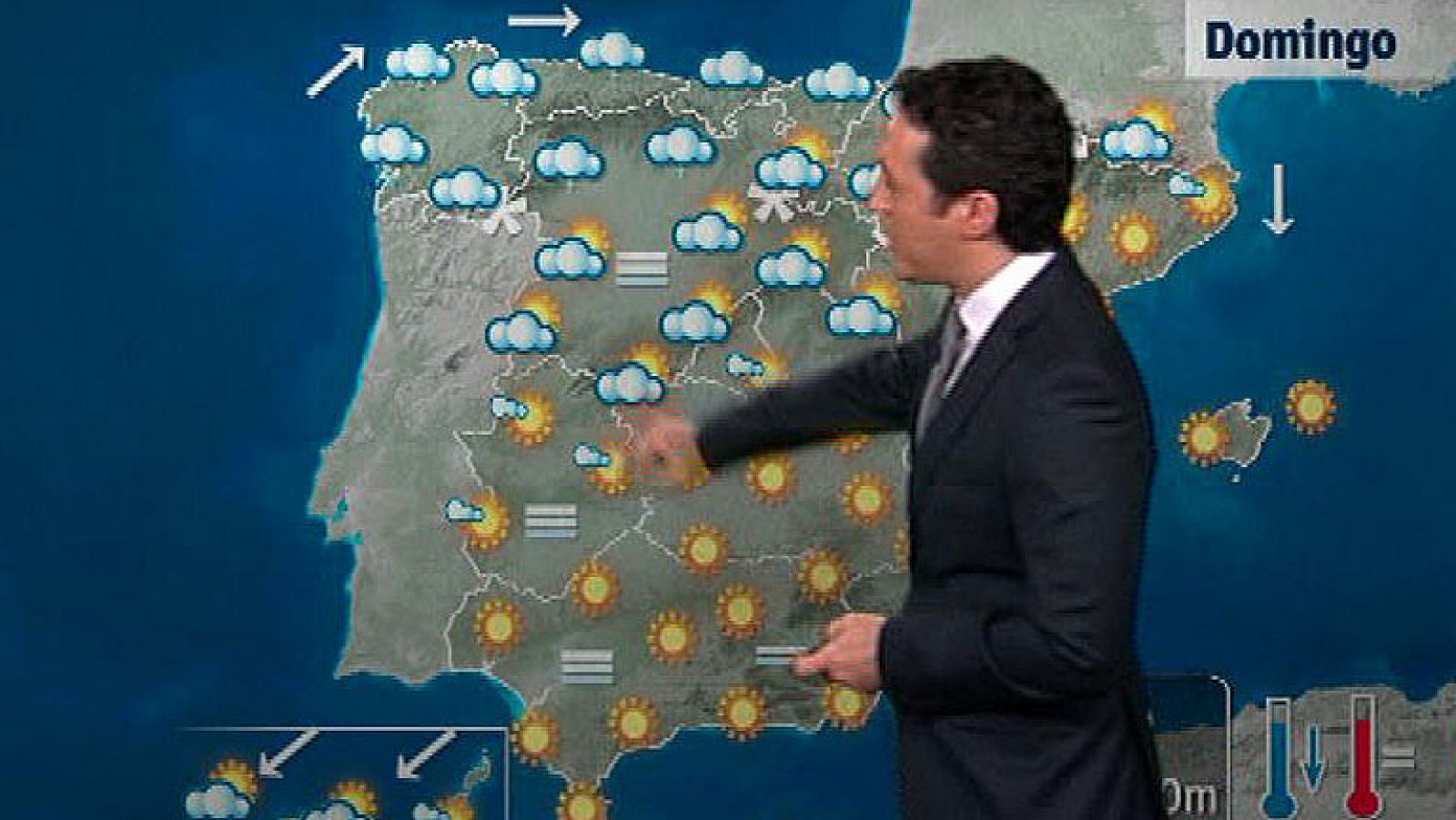 El tiempo: Viento fuerte en el nordeste peninsular y Canarias, y lluvias en Galicia | RTVE Play