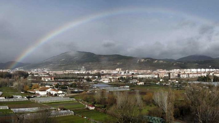 Viento fuerte y nevadas en cotas bajas en el norte de la península