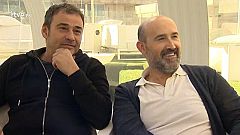 Eduard Fernández y Javier Cámara: "Los Goya son el mejor escaparate para vender nuestro cine"