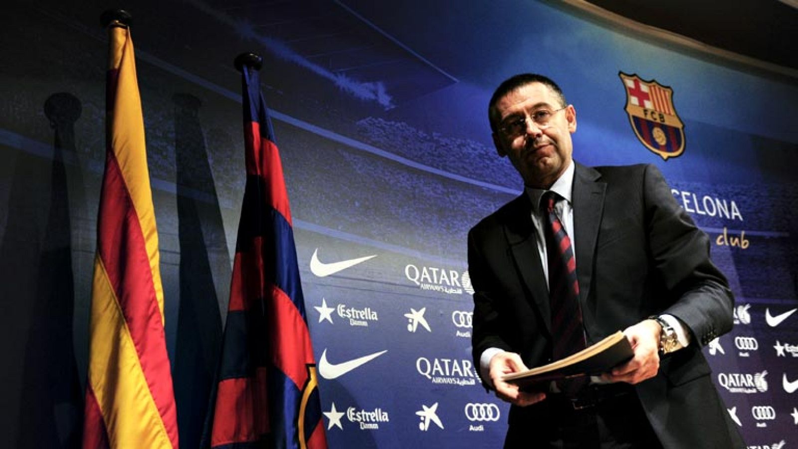 El nuevo presidente del FC Barcelona ha continuado su gira por distintos medios de comunicación catalanes y ha insistido en el concepto de mano negra desde Madrid para perjudicar al Barça.