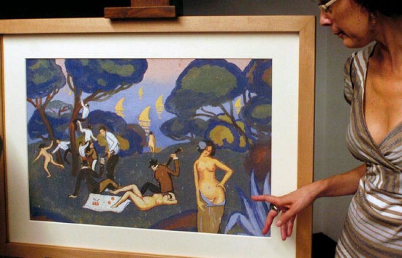 Dos cuadros inéditos de Dalí se exponen en el teatro museo de Figueres