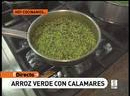 RTVE Cocina - Arroz verde con calamares