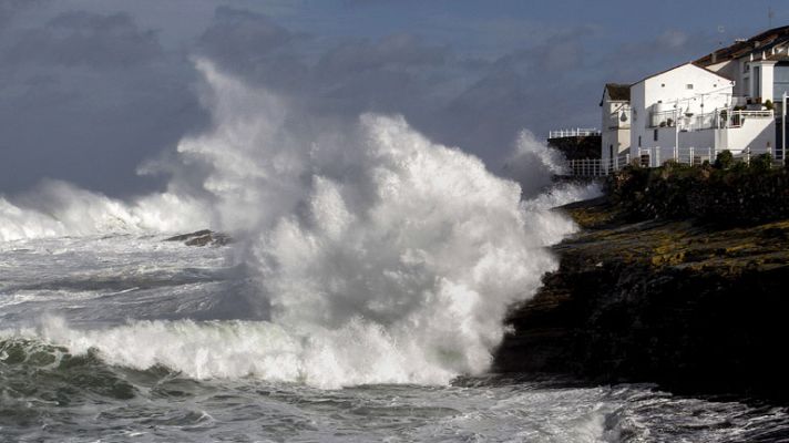 Telediario 1 - Consecuencias del temporal