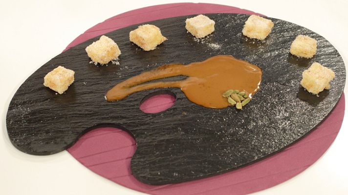 RTVE Cocina - Leche frita con crema de café