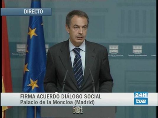 Zapatero, optimista con la crisis