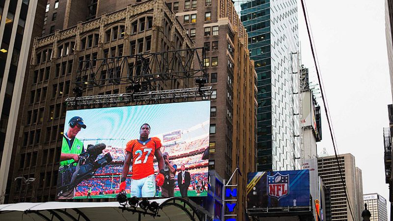 Nueva York se viste para la 'Super Bowl'