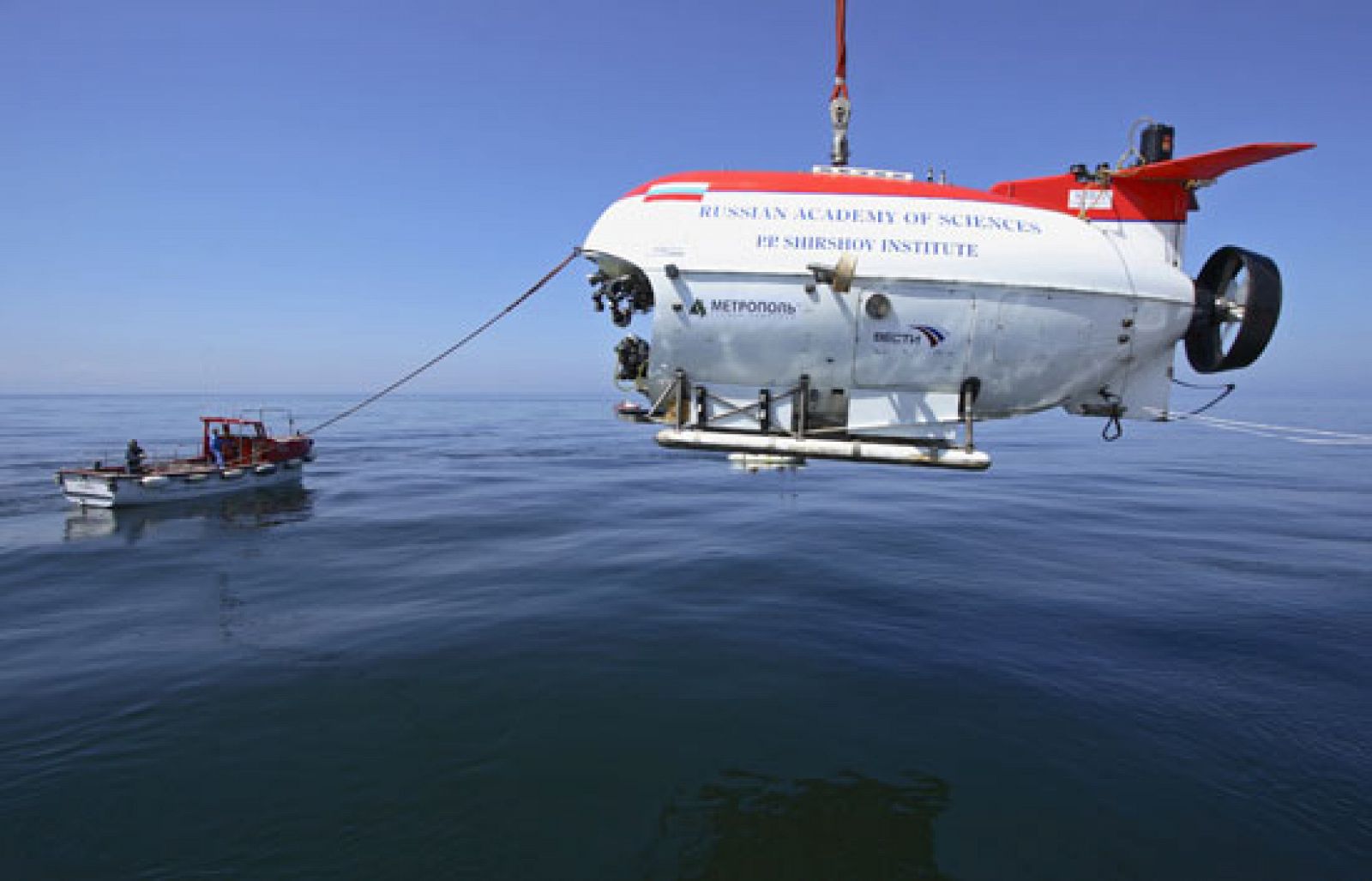 Dos batiscafos rusos conquistan el fondo del lago Baikal