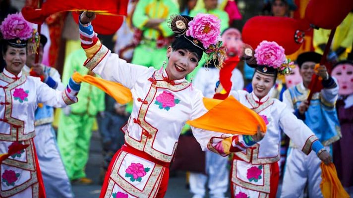 China celebra la nochevieja