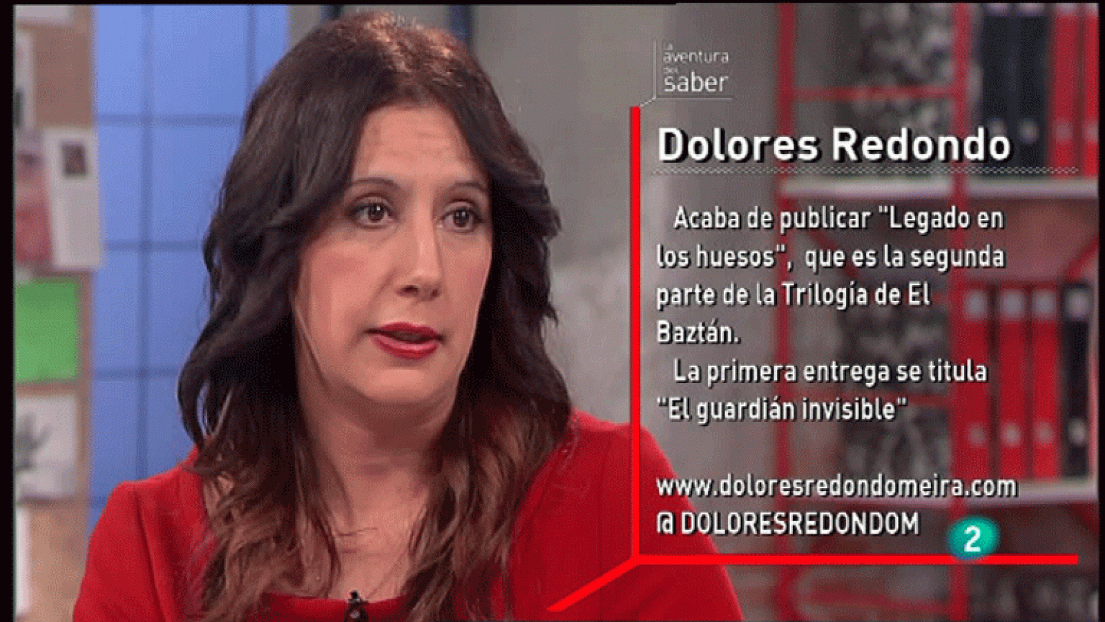 La Aventura del Saber. Dolores Redondo. Legado en los huesos