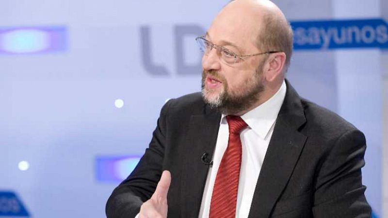 Los desayunos de TVE - Martin Schulz, presidente del Parlamento Europeo - Ver ahora