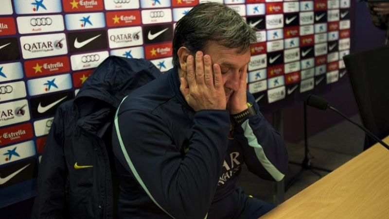 El entrenador del FC Barcelona, Gerardo Martino, ha reconocido  este viernes que "cada equivocación se paga cara" en febrero, por lo  que exigirse "al máximo" en las próximas semanas, empezando este  sábado ante el Valencia en el Camp Nou, y ha desca