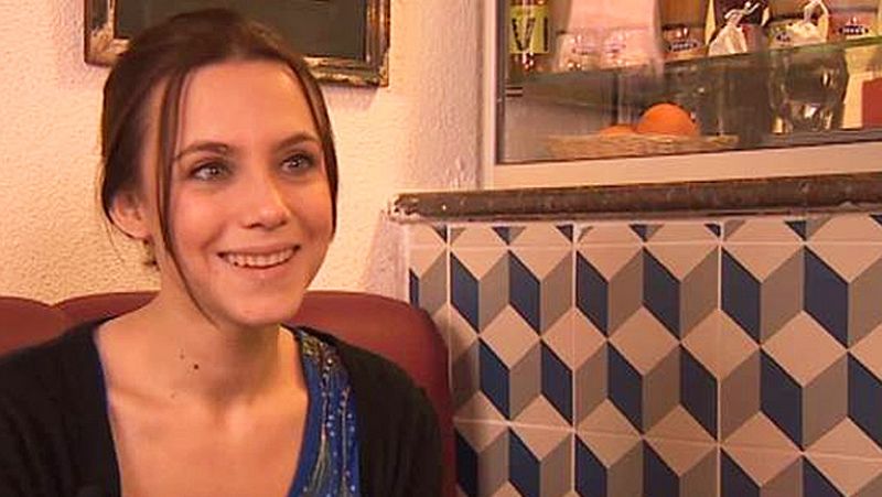 Entrevista de los Servicios Informativos de TVE con Aura Garrido nominada a mejor actriz en los Goya por 'Stockholm'. 