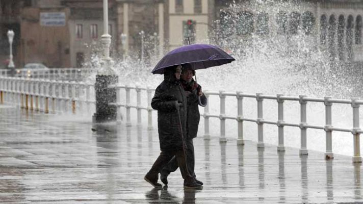 Lluvias débiles en el noroeste y vientos fuerte en Cataluña y Baleares