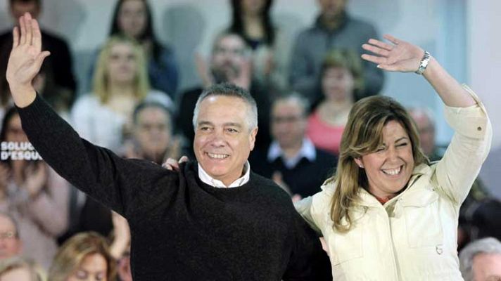 Telediario 1 - Socialistas catalanes