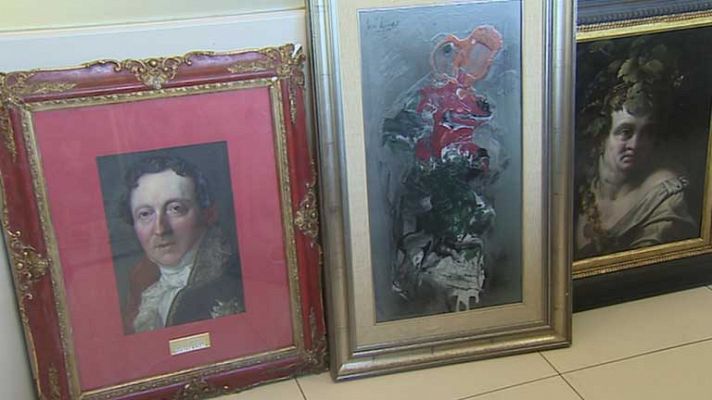 Telediario 1 - Ladrones de arte