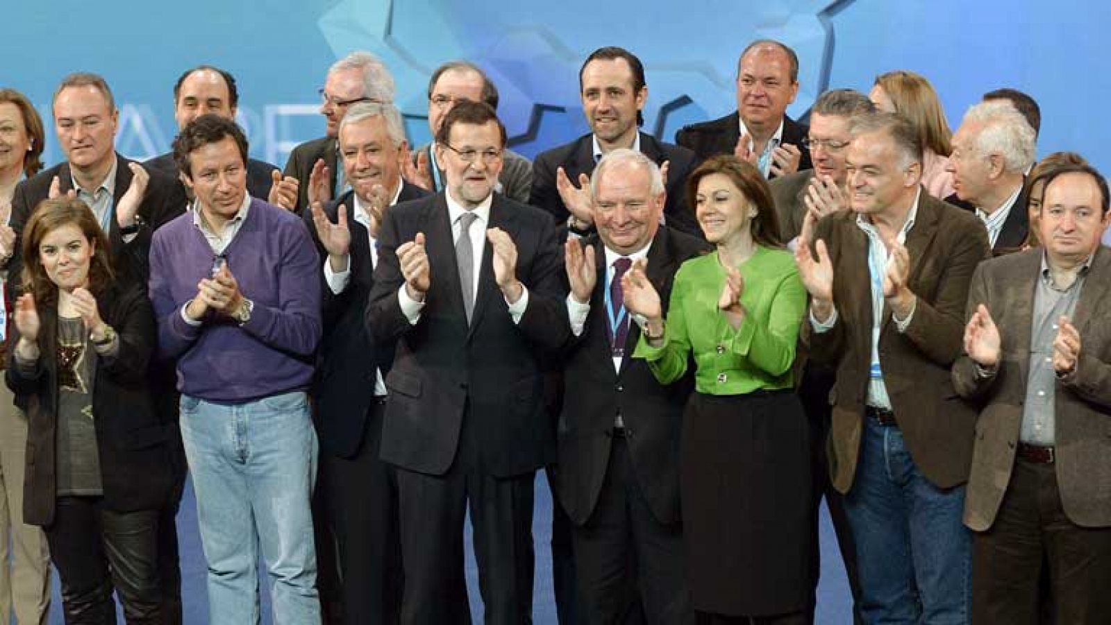 Rajoy clausura la convención nacional del PP con un mensaje de optimismo
