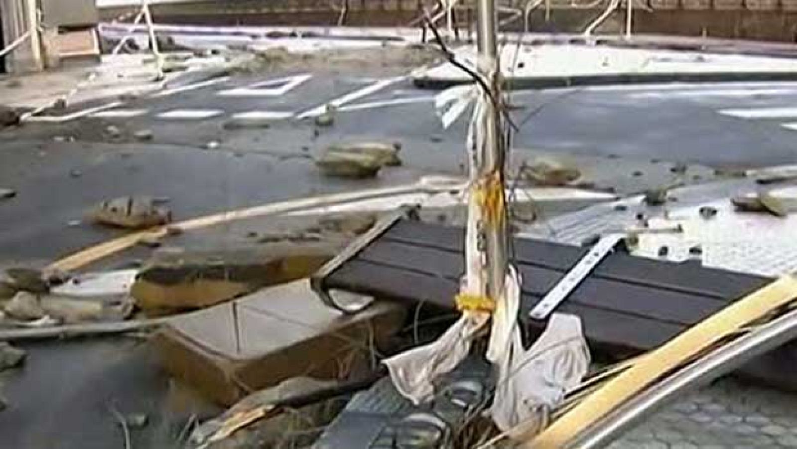 Destrozos en San Sebastián