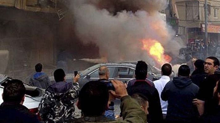 Telediario 1 - 1.800 muertos en Siria último mes