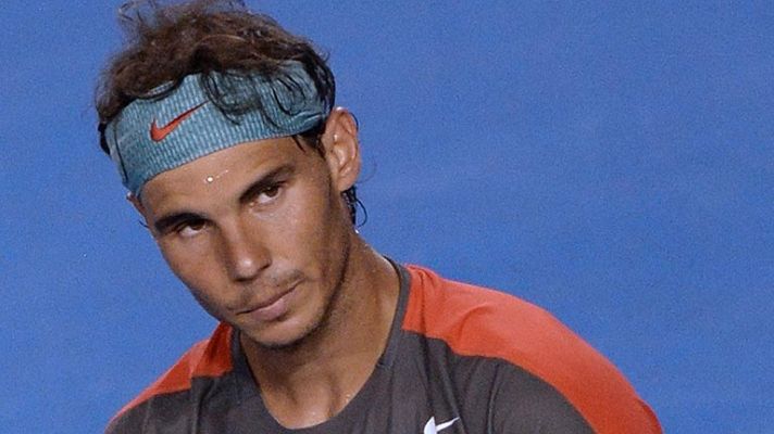 Nadal afronta con calma su recuperación por la sobrecarga en la espalda