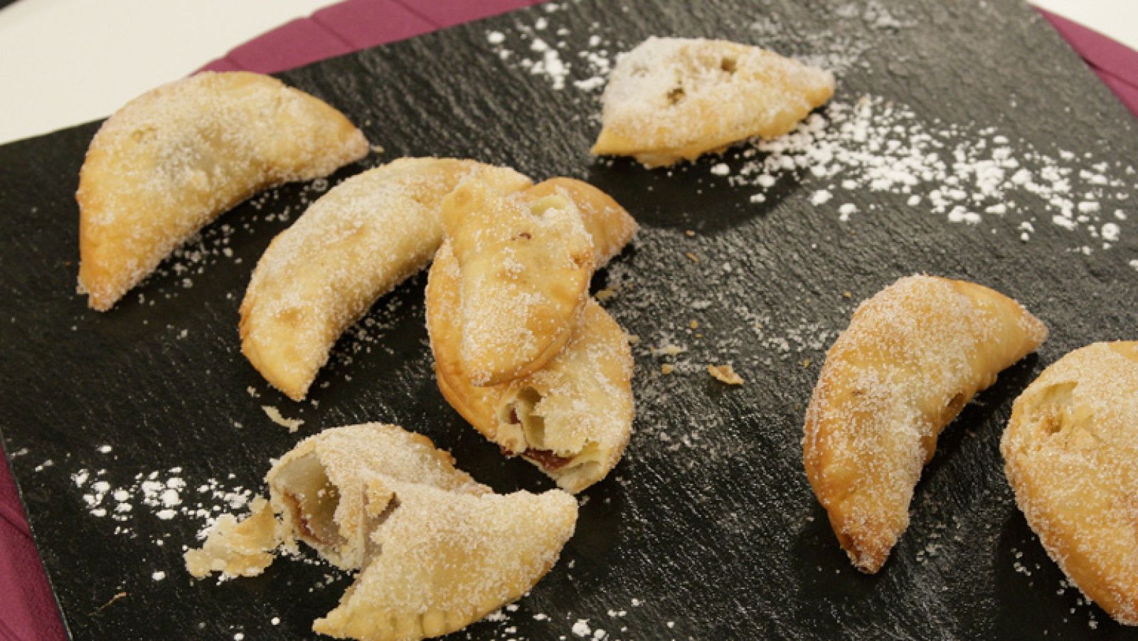 Bartolillos al chocolate