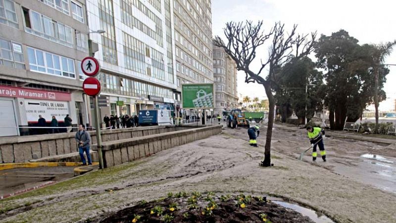 Alerta máxima en Galicia por vientos de 140 kilómetros por hora 