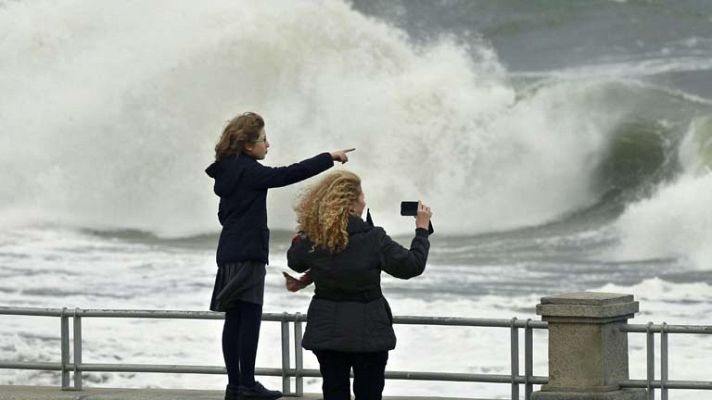 Viento muy fuerte en Galicia