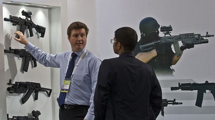 Telediario 1 - El mercado de las armas convencionales mueve al año 50.000 millones de euros
