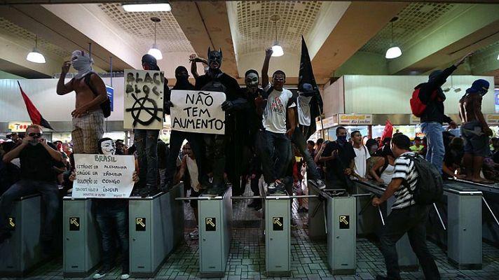 Disturbios en Brasil 