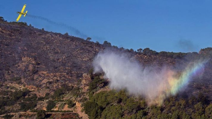 Estabilizado el incendio de Gilet