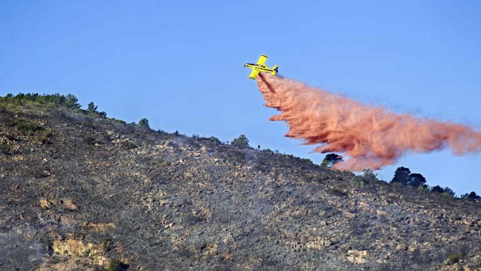 Ya está estabilizado y sin llamas el incendio en Gilet, Valencia