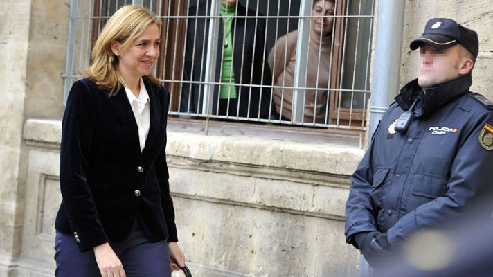 Informativo 24h - La infanta llega a los juzgados