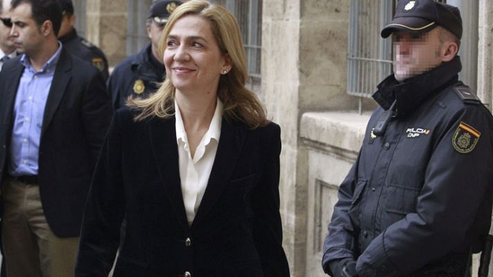 La infanta declara por Nóos