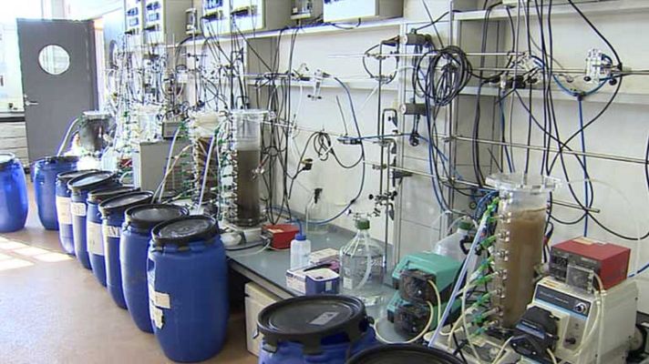 Telediario 1 - Un laboratorio de ríos artificiales