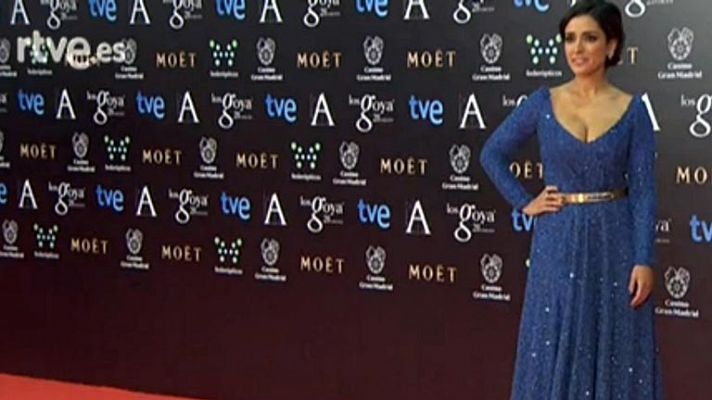 Inma Cuesta en la alfombra roja de los Goya: "Con la que está cayendo, seguir trabajando es el mejor premio"